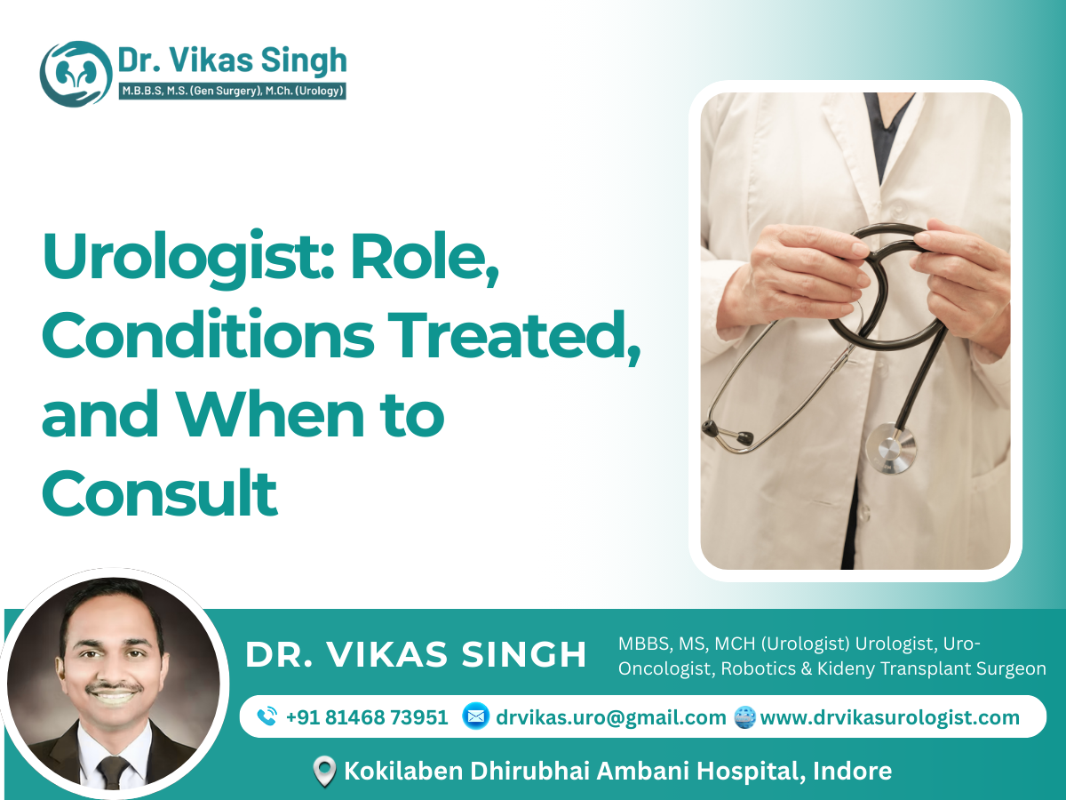 Urologist doctor role and treatment