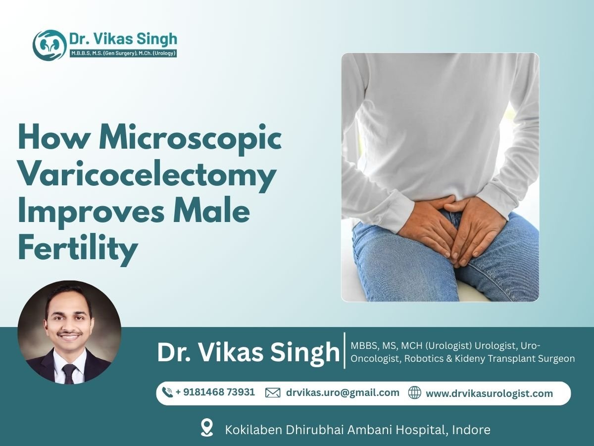 Microscopic Varicocelectomy for Male Infertility in Indore – Advanced Fertility Treatment by Urologist